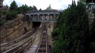 Big Grizzly Mountain Runaway Mine Cars On Ride POV  Hong Kong Disneyland [upl. by Weber]