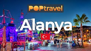 ALANYA Turkey  Evening Tour  4K 60fps UHD [upl. by Tanberg]