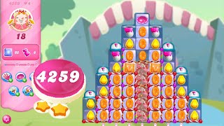 Candy Crush Saga Level 4259 NO BOOSTERS  2 Stars 🌟🌟 [upl. by Tarrel]