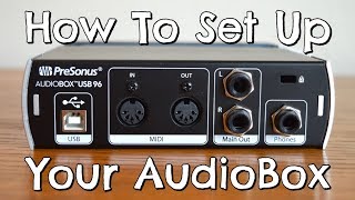 DIY How to set up your AudioBox USB [upl. by Ynove835]