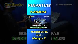 PENANTIAN KARAOKE Mansyur S KN7000 Shorts karaokemanualnadapria dangdut [upl. by Koah20]