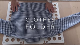 How to use a clothes folder [upl. by Nylaehs]