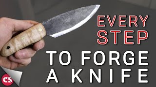 Forging a Knife  old video  outdated process [upl. by Evante950]