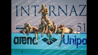 Nuoto Sincronizzato  Campionato Italiano Assoluto 2014  Finale Squadra All Swim Roma [upl. by Ttesil]