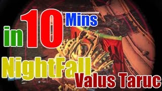 دستني  انهاء النايت فول Valus Taaurc في 10 دقائق Finished valus taaurc nightfall in 10 mins [upl. by Kerwinn]