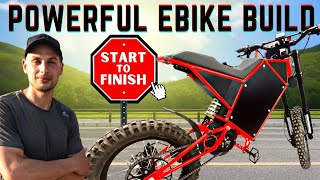 DIY Electric Bike Build homemade ebike  CyberBike from ridevoltic [upl. by Ecerahc457]