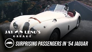 Jay Leno Surprises Passengers in His ‘54 Jaguar  Jay Lenos Garage [upl. by Ramaj]