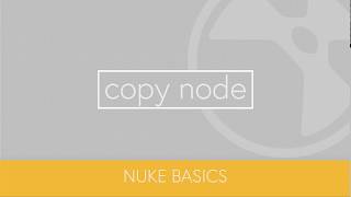 Copy node  Nuke basics ep03  Quick tutorial [upl. by Violeta]