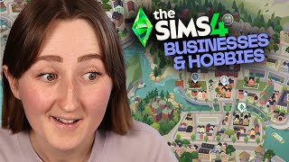 EVERYTHING in The Sims 4 Businesses amp Hobbies Streamed 22825 [upl. by Hnirt844]