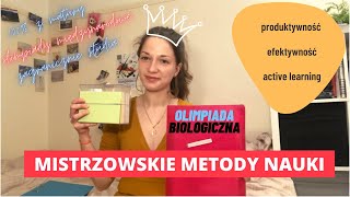 Jak uczyć się do Olimpiady Biologicznej i nie tylko  mistrzowskie sposoby nauki [upl. by Tita]