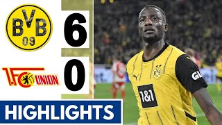 Borussia Dortmund vs Union Berlin 60 Extended HIGHLIGHTS  BUNDESLIGA [upl. by Jecon]