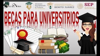 Becas para Universitarios 20222023  Qué Becas hay para Universitarios Requisitos  Becas México [upl. by Petie]