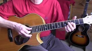 Johnny Shines acoustic blues lesson  Sweet Home ChicagoI Dont Know  TAB available [upl. by Pisarik]