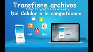 Transferir archivos del celular al pc sin cable usb wifi [upl. by Ecirbaf466]