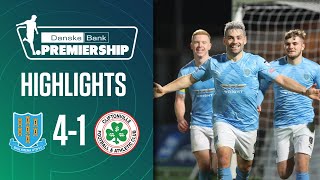 McDaid stunner caps remarkable win  Ballymena United 41 Cliftonville  Irish League Highlights [upl. by Asirrac]