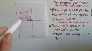 Grade 8 Math 102a Dilations  Graphing Enlargements [upl. by Herminia]