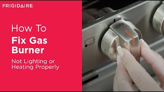 Repair a Gas Stove Burner that doesnt Ignite  Light KitchenAid Gas Range [upl. by Alrad60]