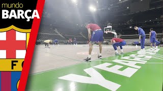 El Barça de baloncesto prepara su DEBUT en EUROLIGA en la pista del Zalgiris en Kaunas [upl. by Anyd73]