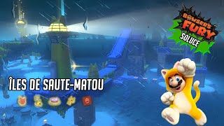 BOWSERS FURY  ÎLE DE SAUTE MATOU  WALKTHROUGH 100 NO POSTGAME [upl. by Abbi]