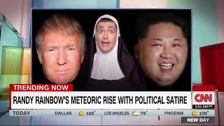 CNN interview with Randy Rainbow [upl. by Yclek]