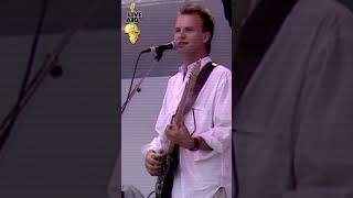 Sting with Driven To Tears at Live Aid 1985 Watch the full video in the official Live Aid channel [upl. by Refinaj]