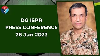 DG ISPR Press Conference  26 Jun 2023 [upl. by Rehpoitsirhc]