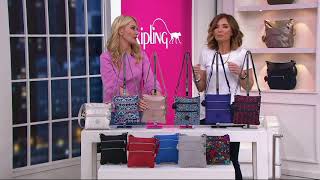 Kipling Mini Triple Zip Crossbody Bag  Keiko on QVC [upl. by Leumas]