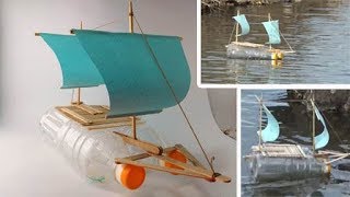 How to Make a Boat from Bottle [upl. by Tabbie]