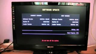 Humax HDR 1000S Freesat Box  How to Perform Software Update [upl. by Pressman969]