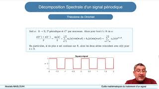 Outils mathématiques du traitement dun signal Etude spectrale dun signal périodique [upl. by Marney108]