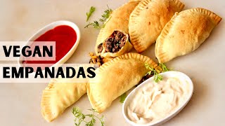 Vegan Empanadas  Easy Baked Recipe [upl. by Harriott]