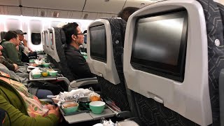 EVA Air Economy Class Review Boeing 777300ER  Taipei to Toronto  Flight BR036 [upl. by Eniladam]