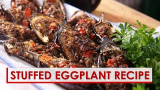 Stuffed Eggplant Recipe [upl. by Shela]