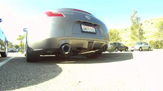 370z Custom Injen Exhaust [upl. by Aivitnahs]