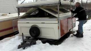 apache popup camper lift system [upl. by Nosirrag]