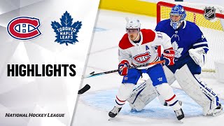 Canadiens  Maple Leafs 21321  NHL Highlights [upl. by Phillipe]