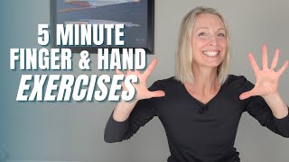 5 Minute Finger and Hand Stiffness Exercise Routine for Both Hands No Equipment Required [upl. by Eissed]