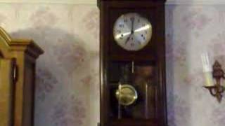 FONTENOY WESTMINSTER CHIME WALL CLOCK [upl. by Dranek84]