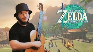 Zelda BotW Lurelin Village  classical guitar cover [upl. by Jory398]