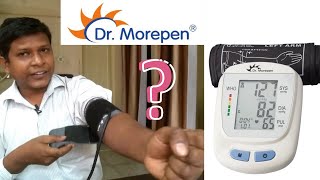 How to use Dr Morepen BP 09 Digital Blood Pressure Monitor [upl. by Razec]