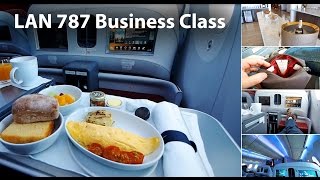 LAN Business Class 7878  7879 Inflight review LA800 SYDAKLSCL LA445 SCL EZE [upl. by Echo]