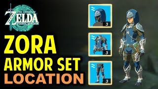 Zora Armor Set Location  Zora Helm Armor amp Greaves  Zelda Tears of the Kingdom [upl. by Aisemaj]