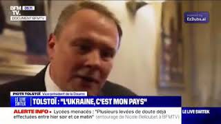 “It will end with coffins at Orly” Russian warns France about sending troop to Ukraine Piotr Tolstoï [upl. by Llerrod751]