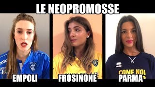 LE NEOPROMOSSE  Empoli VS Frosinone VS Parma  Intervista Tripla [upl. by Hoffman]