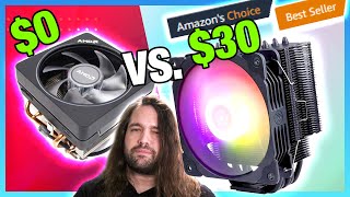 Top Amazon Cooler vs AMD Stock Cooler 30 Vetroo V5 Air Cooler Review [upl. by Nylireg697]