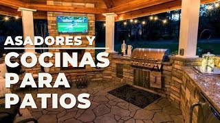 🔴 Asadores Modernos y Cocinas Para Patios Modernos  Cocinas Exteriores Modernas [upl. by Aicelf558]