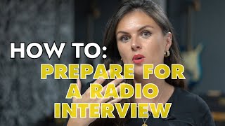 HOW TO PREPARE FOR A RADIO INTERVIEW  WaterBear  The College of Music [upl. by Dorinda]