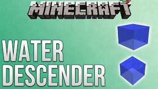 Minecraft Water Descender Tutorial Redstone Advent Calendar [upl. by Ruth466]