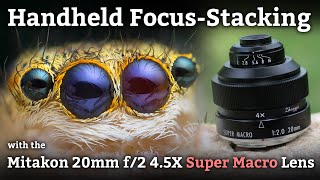 Handheld FocusStacking w the Mitakon 20mm 45x Macro Lens [upl. by Kowal]