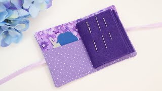 Sew a Needle Book DETAILED INSTRUCTIONS by learncreatesew [upl. by Helgeson]